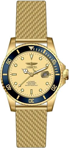 Invicta Pro Diver Men 47mm Stainless Steel Gold Gold dial 8215 Automatic in Saudi Arabia