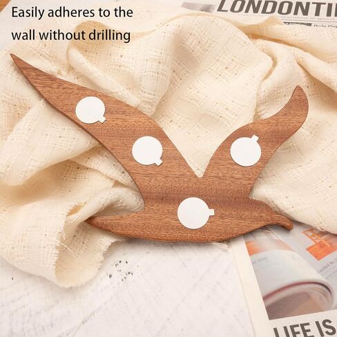 Telinego 2 Pack Handmade Wooden Bird Wall Art Hanging Sculpture Decor for Bedroom Bathroom Living Room Bird Home Decoration for Kids Baby Nursery Room Decor (Seagull) in Saudi Arabia