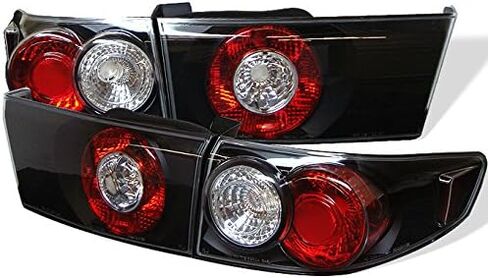 AKKON - For 2003-2005 Honda Accord 4-Door Sedan JMD Black Tail Brake Lights Rear Lamps Pair in Saudi Arabia