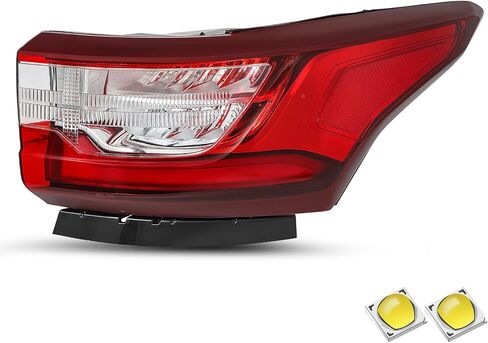 مناسب لعام 2018-2021 Chevy Traverse Tail Taild Assembly Placembling LED الخارجي الخلفي الخلفي OE مصباح ذيل الفرامل المباشر RH (جانب الراكب الأيمن) in Kuwait