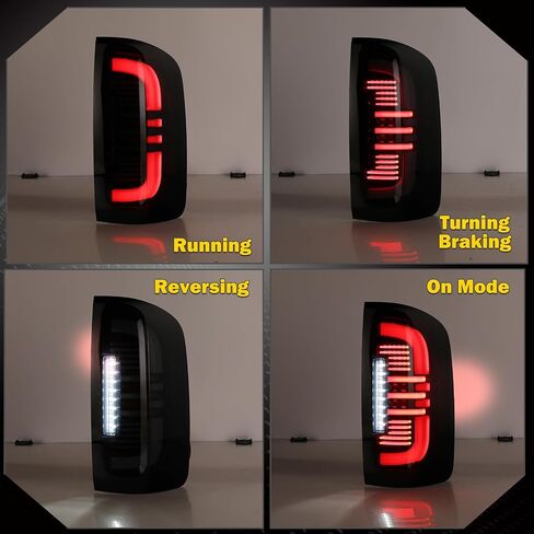 AUTOWIKI Taillights for 2015-2022 Chevy Colorado - Full LED with Sequential Turn Signal Rear Tail Light for 15-22 Colorado Black Smoke Lens Brake Lamps in Saudi Arabia