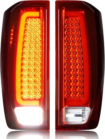 LED Tail Lights Assembly Fit for GMC Sierra 1500 2019-2023, 2500HD 3500HD 2020-2023 [Fit Factory LED Tail Light Model], Taillights Brake Lamps Set, Black Housing Smoked Lens in Saudi Arabia