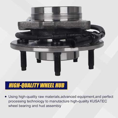 KUSATEC 515010 Front Wheel Bearing and Hub Assembly Compatible with Ford F-150 1997 1998 1999 2000, 5 Lugs W/ABS 4WD 4-Wheel ABS in Saudi Arabia