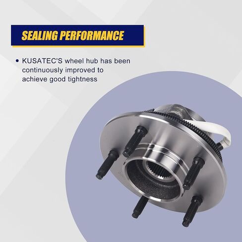 KUSATEC 515010 Front Wheel Bearing and Hub Assembly Compatible with Ford F-150 1997 1998 1999 2000, 5 Lugs W/ABS 4WD 4-Wheel ABS in Saudi Arabia