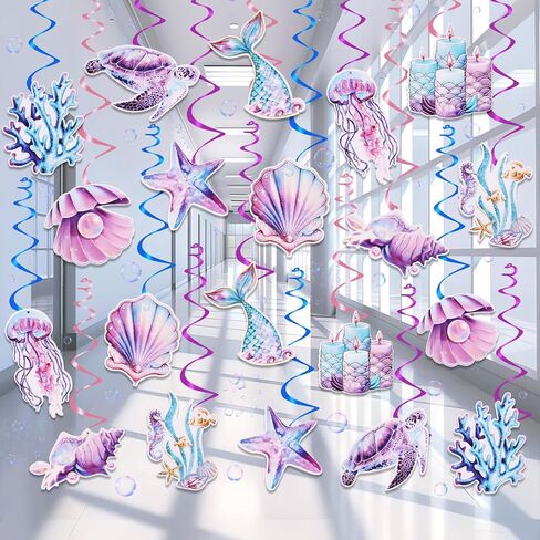 Pink Bow Birthday Decorations, Kaluofan 32PCS Pink Bow Hanging Swirls Set, Bow Party Decorations for Girl Birthday Wedding Valentine's Day Dance Party Favor Supplies in Saudi Arabia