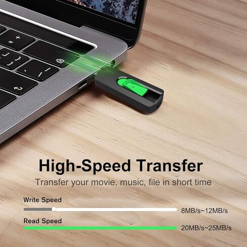 Aiibe 512GB USB 3.0 Flash Drive Thumb Drive USB Drive 512 GB Flash Drive Retractable Jump Drive 512GB for PC Laptop (Green) in Kuwait