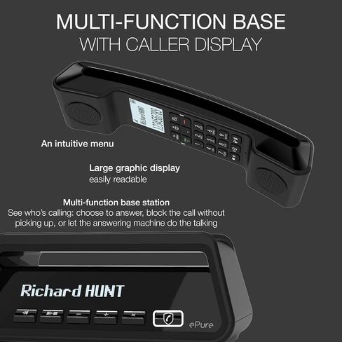Alcatel Epure - Design DECT 6.0 Cordless Phone for Home with Answering Machine, Handsfree and Unwanted Call Blocking, White in Saudi Arabia