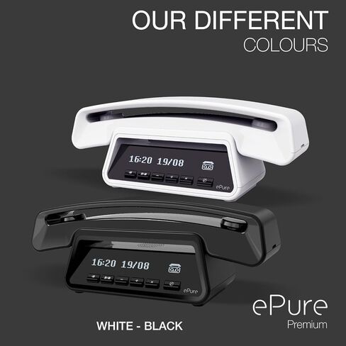 Alcatel Epure - Design DECT 6.0 Cordless Phone for Home with Answering Machine, Handsfree and Unwanted Call Blocking, White in Saudi Arabia