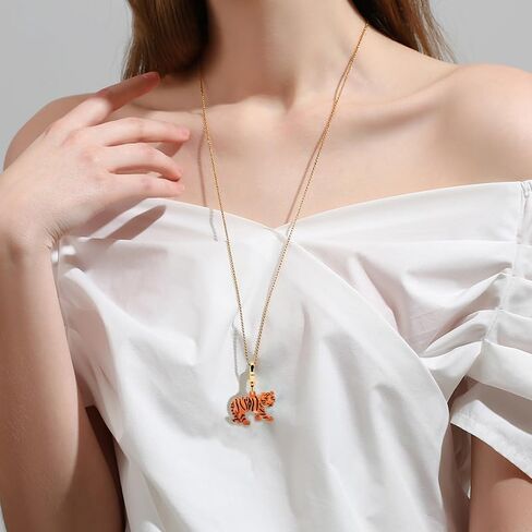 قلادة نمر مينا قلادة مفتاح مع سلاسل هدية المجوهرات in Kuwait