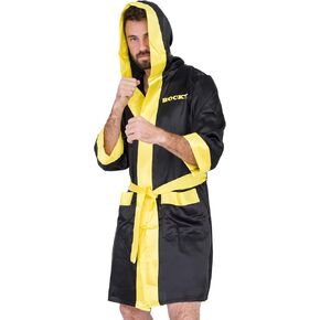 Costume Agent Italian Stallion Boxer Halloween Costume Black Robe Boxing Cosplay in Saudi Arabia