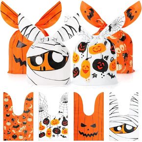 Lapensa 100pcs Easter Treat Acags ، 6 أنماط حقائب Easter Candy Goadies لإعطاء الهدايا لحفلات DIY Supplies لصالح in Kuwait