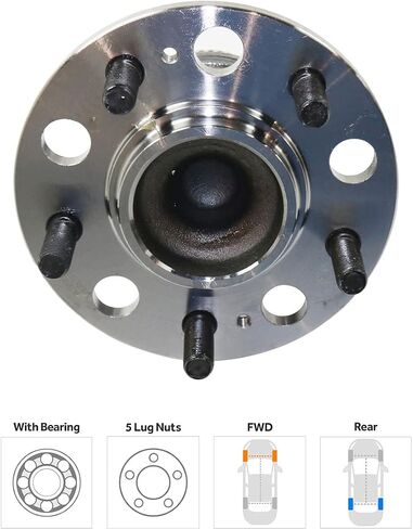 Garage-Pro REAP 2-WHEEL SET SET ASSEMBLY PRESBLY لـ HYUNDAI SONATA 2011-2015 TUCSON 2010-2015 KIA Optima 2011-2015 DRIVER & PACKENG SANED in Saudi Arabia