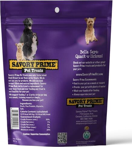 Savory Prime Natural Duck Jerky 48 oz. in Saudi Arabia