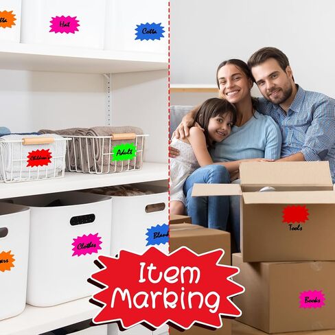 300 Pcs Removable Yard Sale Price Stickers, 2"x3" Self-Adhesive Price Tag Stickers for Garage Sale, Rummage Sale Price Labels for Retail, Flea Markets and Estate in Kuwait