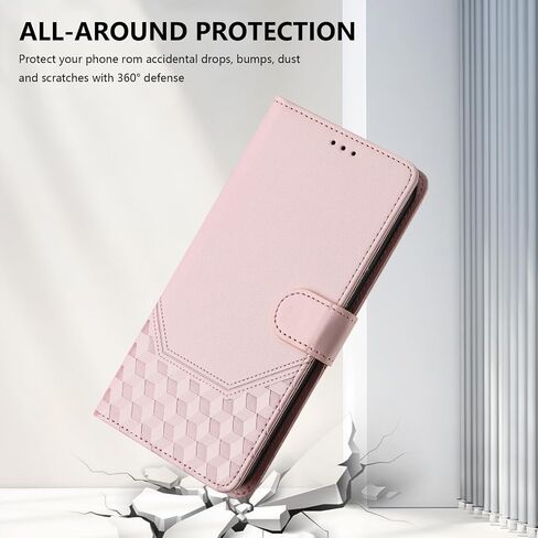 for iPhone 13 Wallet Case/iPhone 14 Wallet Case for Women, RFID Blocking Card Holder Slots, Wrist Strap, Shockproof TPU Inner, Stand PU Leather Protective Flip Cover -Purple in Saudi Arabia