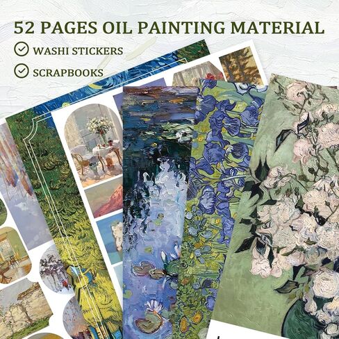 Flower Sticker Book, 40 Sheets 470pcs Floral Botanical Themed Journaling Supplies for Scrapbooking Supplies Aesthetic Junk Journal Craft DIY Craft Card Making Laptop in Kuwait