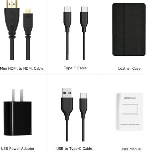 Portable Monitor for Laptop 15.6 Inch FHD 1080P IPS Gaming Travel Laptop Screen Extender, Portable Laptop Monitor USB-C/HDMI HDR Display for Laptop/PC/Mac/Phone/PS5/Xbox/Switch, Built-in Speakers in Kuwait