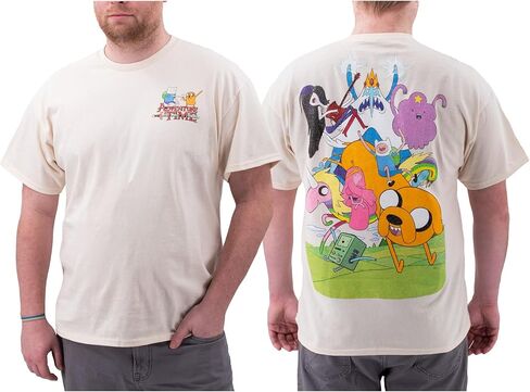 Ripple Junction Cartoon Men Graphic T-Shirt مرخص رسميًا رسميًا in Saudi Arabia