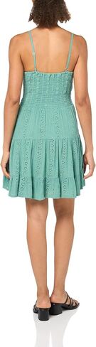 Angie Women's Peekaboo Sundress مع تنورة متدرجة in Kuwait