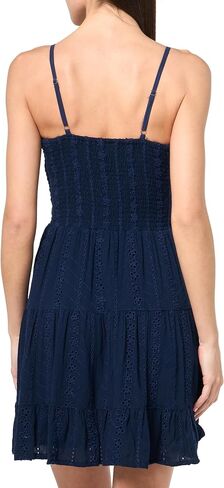 Angie Women's Peekaboo Sundress مع تنورة متدرجة in Kuwait