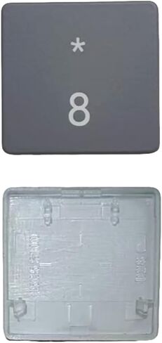 Replacement Digital 8 Keycap Keys and Hinges Compatible for Surface Laptop 3/4/5 13.5/15inch 1867 1868 1872 1873 1950 1951 1952 1953 Keyboard Number 8 Key Cap (Black) in Saudi Arabia