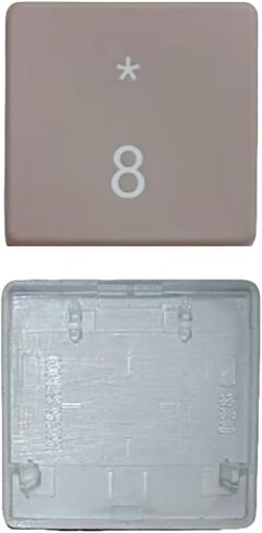 Replacement Digital 8 Keycap Keys and Hinges Compatible for Surface Laptop 3/4/5 13.5/15inch 1867 1868 1872 1873 1950 1951 1952 1953 Keyboard Number 8 Key Cap (Black) in Saudi Arabia
