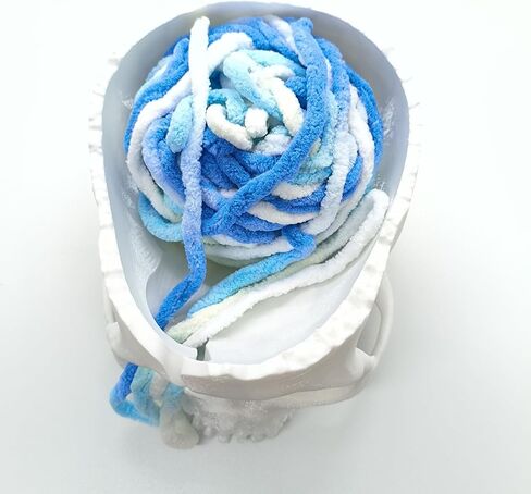 Skull Yarn Bowl Holder Storage for Crocheting Crochet Knitting Accessories,Unique Skull Yarn Bowl Holder (Bone color) in Saudi Arabia
