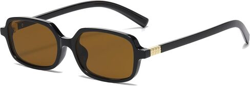 Long Keeper Small Retro Sunglasses for Women Men 90s Narrow Rectangle Sunglasses Vintage Slim Square Rectangular Sunglasses in Saudi Arabia