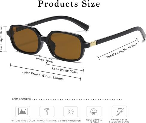 Long Keeper Small Retro Sunglasses for Women Men 90s Narrow Rectangle Sunglasses Vintage Slim Square Rectangular Sunglasses in Saudi Arabia