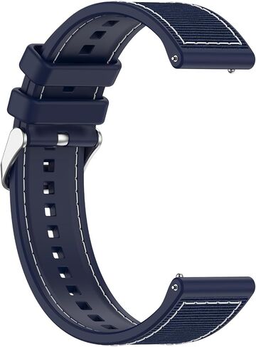 Nylon Silicone Watch Band Strap Compatible with Bushnell iON Elite Edge Golf Smartwatch in Saudi Arabia