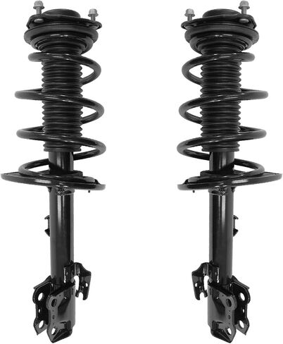 Detroit Axle - 2pc Front Struts for 2014-2019 Toyota Highlander [Excludes Sport Suspension], 2015 2016 2017 2018 Strut with Coil Spring Assembly Replacement Suspension Struts Shocks Assembly in Saudi Arabia