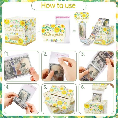 BlissfulBlend Game Player Gift Box with Pull Out Surprise Money Box with Happy Birthday Card and 40Pcs Transparent Bags, DIY Stickers for Any Age, A Fun Way to Give Cash to Boys Girls Kids with Assembly Instructions in Kuwait
