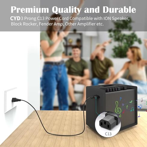 10FT Universal 3 Prong AC Power Cord Made for Horizon Fitness Treadmills, BowFlex, Superfit, Sole E35 E55 F63 F80, Goplus 2 in 1 Folding Treadmill, Computer, TV Power Cable Replacement, 2 Pack in Saudi Arabia