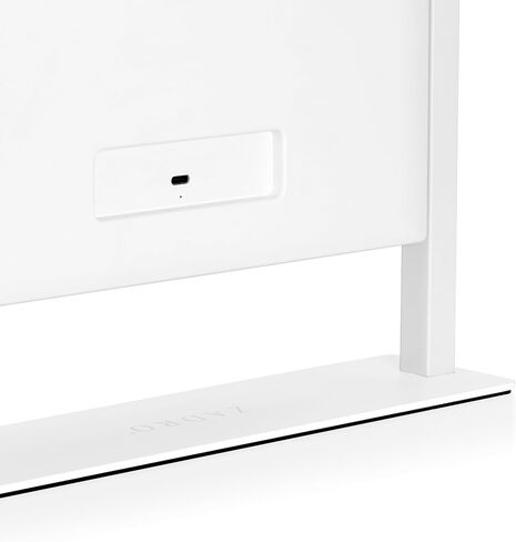 Zadro Hollywood مرآة الغرور المضاءة مع 9 مصابيح LED ، 3 إعدادات ضوء اللون ، 360 درجة مئوية مرآة الماكياج (14 "H x 12" W | 1x | أبيض) in Kuwait