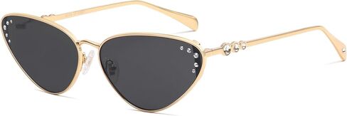 SOJOS Retro Cateye Sunglasses Womens Trendy Narrow UV400 Protection Sun Glasses SJ1241 in Saudi Arabia