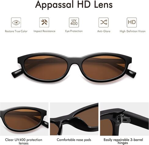 Retro Small Rectangle Sunglasses for Women Men Vintage 90s Narrow Skinny Style Glasses AP3732 in Saudi Arabia