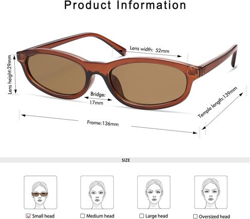 Retro Small Rectangle Sunglasses for Women Men Vintage 90s Narrow Skinny Style Glasses AP3732 in Saudi Arabia