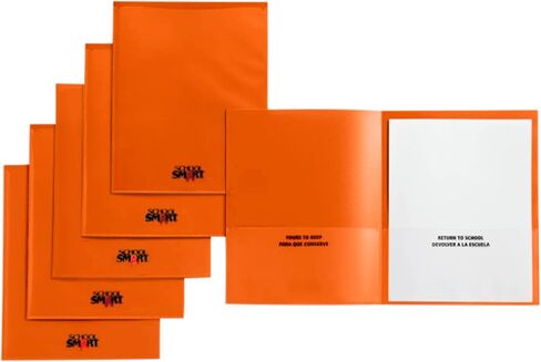 المدرسة الذكية تأخذ مجلد المنزل ، الأصفر ، مجموعة من 24 in Kuwait