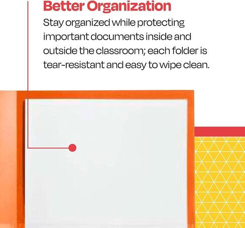 المدرسة الذكية تأخذ مجلد المنزل ، الأصفر ، مجموعة من 24 in Kuwait