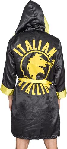 Costume Agent Italian Stallion Boxer Halloween Costume Black Robe Boxing Cosplay in Saudi Arabia