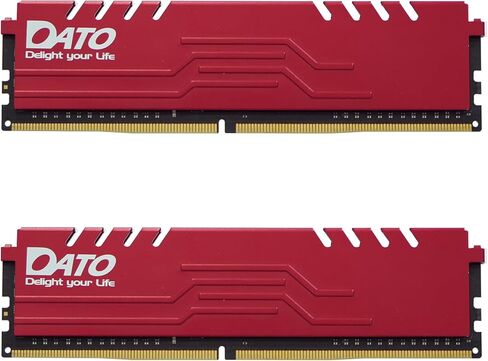 DATO DDR4 RAM 32GB | 16GBx2 | 3200MHz with Heatsink dimm PC3200 CL16 1.35V PC4-25600 288Pin Non-ECC UDIMM Desktop Memory Module for Gaming - Extreme White in Kuwait