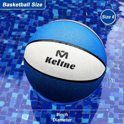 LED Pool Basketball Hoop Poolside, Oversized Water Basketball Hoop with Solar Colorful Lights, 34"x34"x42.2" Light Up Swimming Pool Basketball Hoops for Kids Adults, with 2 Balls and Pump. in Kuwait