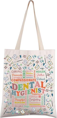 Feelmem Dental Hegianistic Tote Bag Higres Dentist Higibed Artist Hight Future Dental Hegianist Gift DH Gift Home Student in Kuwait