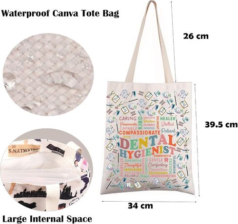 Feelmem Dental Hegianistic Tote Bag Higres Dentist Higibed Artist Hight Future Dental Hegianist Gift DH Gift Home Student in Kuwait