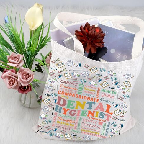 Feelmem Dental Hegianistic Tote Bag Higres Dentist Higibed Artist Hight Future Dental Hegianist Gift DH Gift Home Student in Kuwait