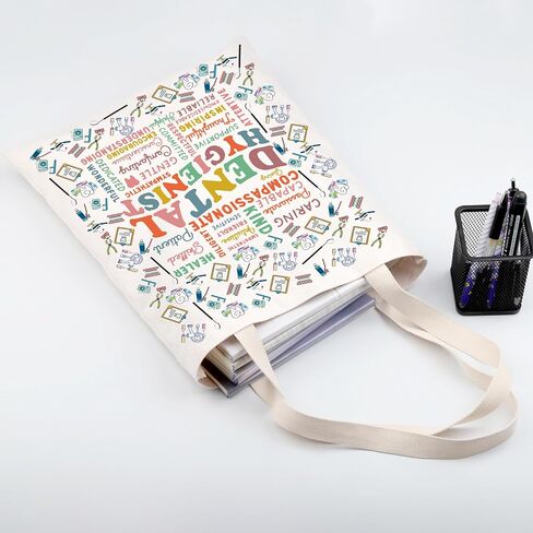 Feelmem Dental Hegianistic Tote Bag Higres Dentist Higibed Artist Hight Future Dental Hegianist Gift DH Gift Home Student in Kuwait