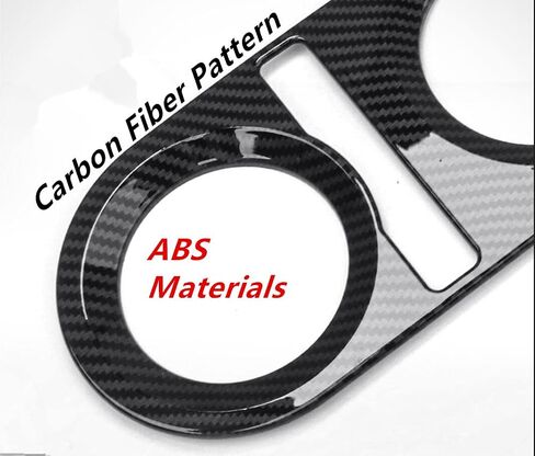 Cnaurda ألياف الكربون نمط ABS Car Care Cover Cover Cover لوحة وحدة التحكم ملصق واقية متوافق مع Genesis GV70 2022 2023 الملحقات in Kuwait