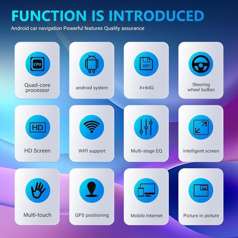 Android 13 Car Radio for Toyota RAV4 2007-2012 with Wireless CarPlay/Android Auto, 9'' IPS HD Touch Screen 2+32G Radio with WiFi/SWC/GPS Navigation/Bluetooth/Mirror Link/FM/RDS/USB/Backup Camera/Mic in Saudi Arabia
