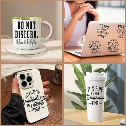UV DTF Cup Wraps, 20 Sheets Funny Sarcasm UV DTF Cup Wraps for 16 oz, Humorous Sarcastic Uvdtf Transfer Stickers for Glass Coffee Cups, Laptop, Mobile Phone Case, Skateboard DIY Crafts in Saudi Arabia