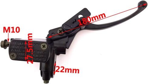 DJ-Motor Right 7/8 '' M10 GY6 BRAKE LEVER Master Cylinder لـ 50cc 125cc 150cc 250cc Scooter Moped Quad in Saudi Arabia
